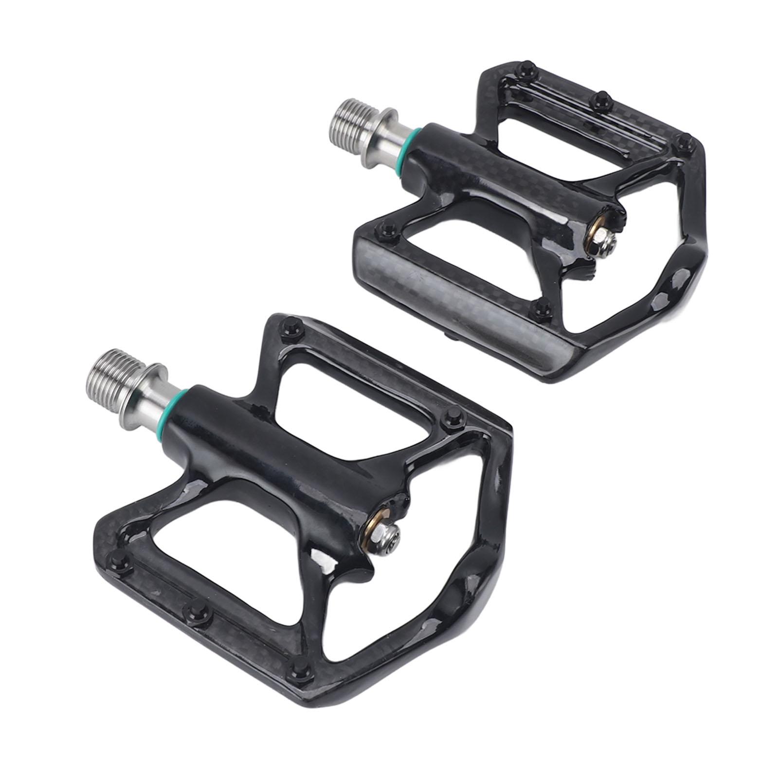 2PCS Bike Pedals Carbon Fiber DU Sealed 3 Bearing Anti Slip Lightweight Flat Platform Bike Pedals for Road Mountain Bikes
2PCS Bike Pedals Carbon Fiber DU Sealed 3 Bearing Anti Slip Lightweight Flat Platform Bike Pedals for Road Mountain Bikes