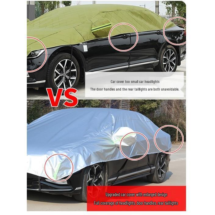Rainwater 4-Season Universal Anti-Heat Car Cover - Thick Oxford Cloth, Sun Shade, Frost Protection Default
Rainwater 4-Season Universal Anti-Heat Car Cover - Thick Oxford Cloth, Sun Shade, Frost Protection Default