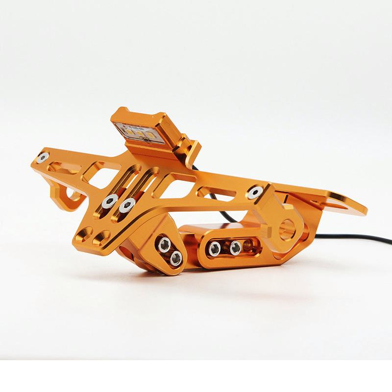 Motorcycle CNC License Plate Holder with Light for BWS R25/R3/MSX
Motorcycle CNC License Plate Holder with Light for BWS R25/R3/MSX