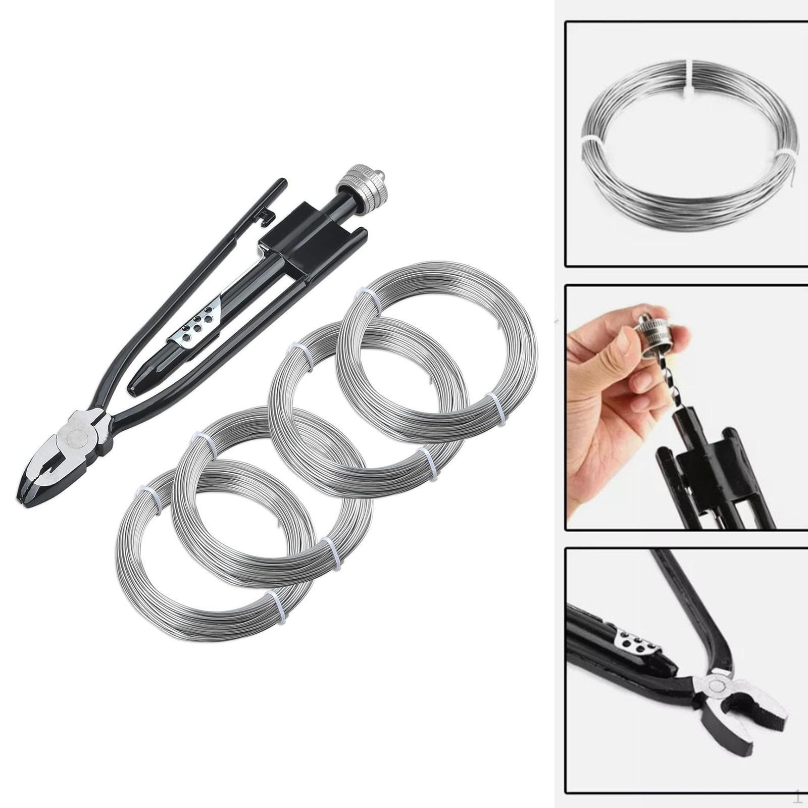 Safety Wire Pliers Twisting Tool Kit High Performance Replacement Heavy Duty with 21x4.5 cm_6 inch Wire Pliers
Safety Wire Pliers Twisting Tool Kit High Performance Replacement Heavy Duty with 21x4.5 cm_6 inch Wire Pliers