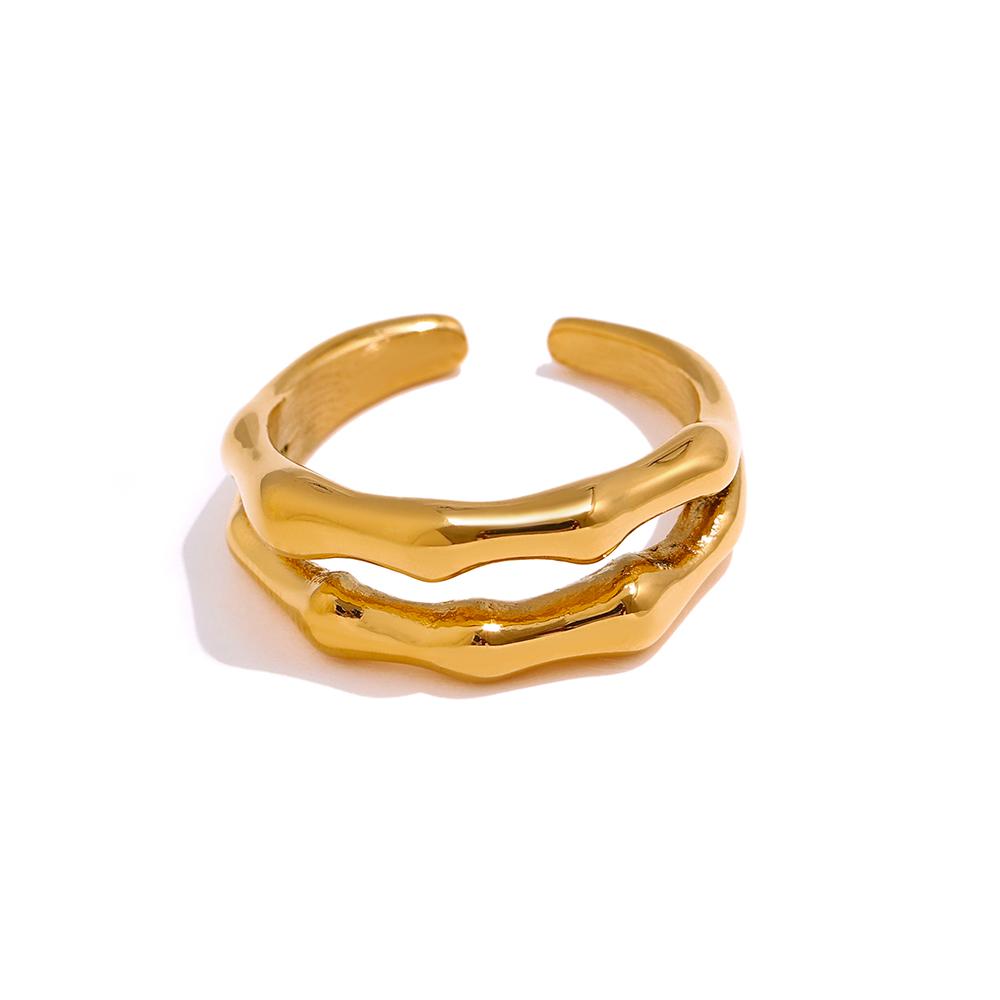 Yhpup 316L Stainless Steel Opening Ring for Women Simple Metal Texture Finger Rope Ring joyería acero inoxidable mujer Gift 7
Yhpup 316L Stainless Steel Opening Ring for Women Simple Metal Texture Finger Rope Ring joyería acero inoxidable mujer Gift 7
