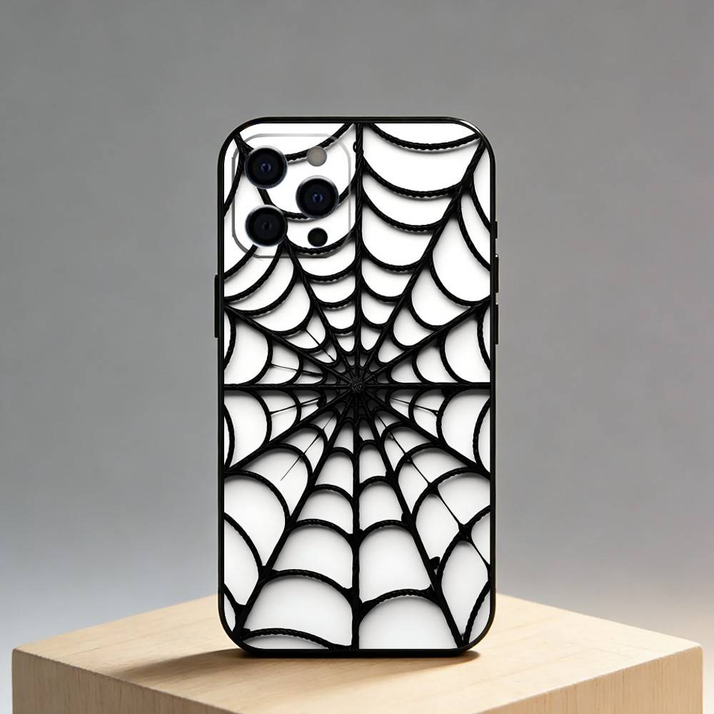 Spider Web Pattern Phone Case For iPhone17,16,15,14,13,12 Plus,Max Soft Silicone Black Cover iPhone14Pro
Spider Web Pattern Phone Case For iPhone17,16,15,14,13,12 Plus,Max Soft Silicone Black Cover iPhone14Pro