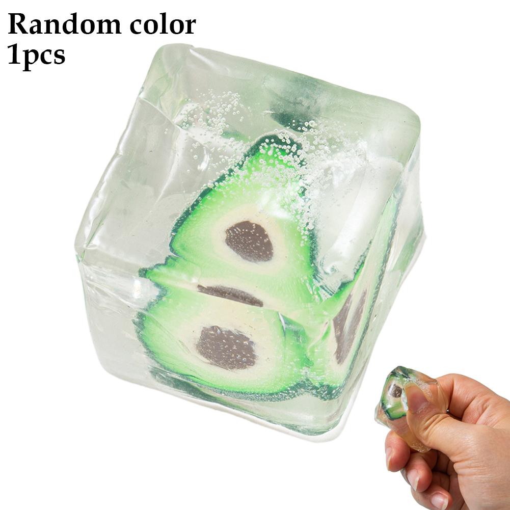 Soft Squishy Kawaii Fruit Ice Cube Squeeze Toys Summer Party Prank Easter/Halloween/Christmas Gift Fillers Random Color 1/3/5pcs
Soft Squishy Kawaii Fruit Ice Cube Squeeze Toys Summer Party Prank Easter/Halloween/Christmas Gift Fillers Random Color 1/3/5pcs