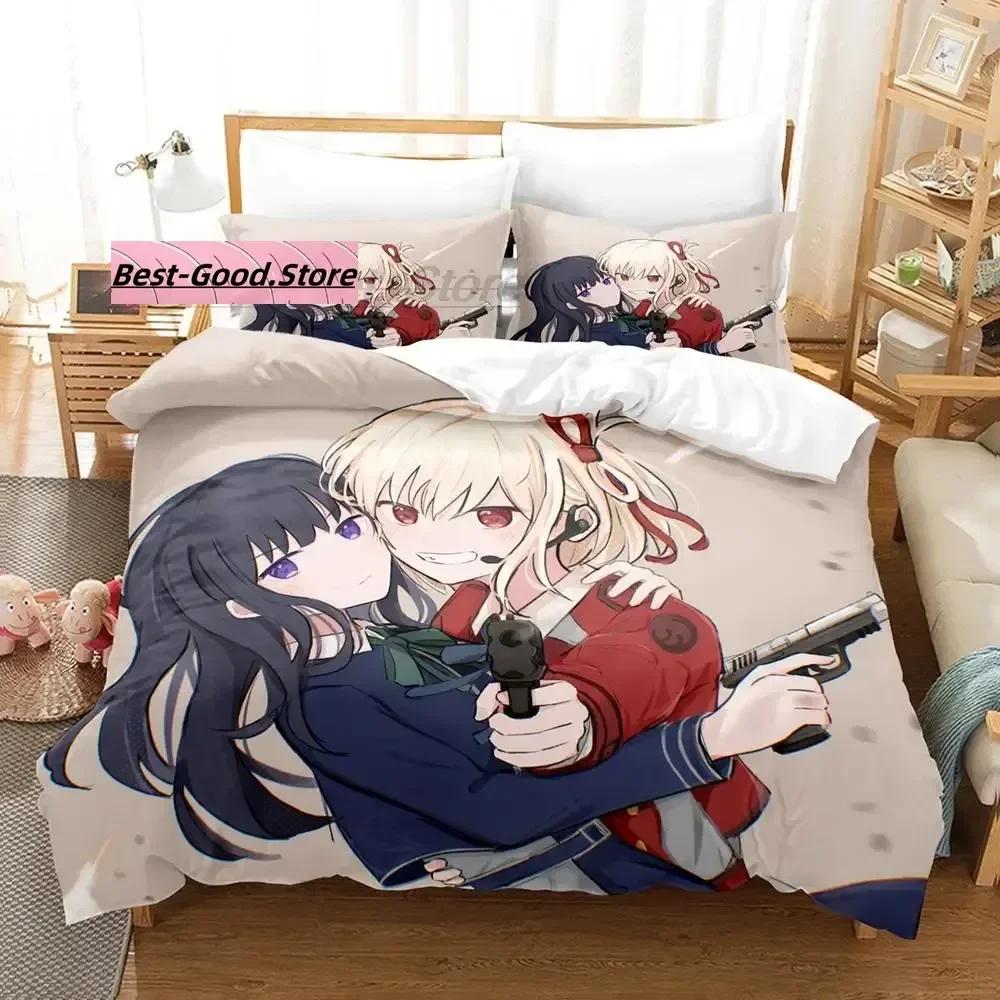 Comforter New Lycoris Recoil Bedding Set Single Twin Printed Bed Set With Soft Single Double Queen Super King Size Comforter (quilt)-EU Single(135*200cm)3pcs
Comforter New Lycoris Recoil Bedding Set Single Twin Printed Bed Set With Soft Single Double Queen Super King Size Comforter (quilt)-EU Single(135*200cm)3pcs
