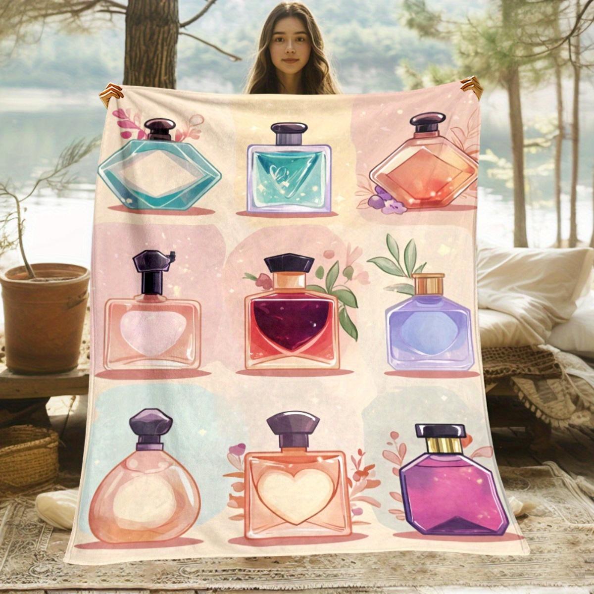 1 Perfume Bottle Art Flannel Blanket Soft and warm perfect for camping sofas beds and chairs a great holiday gift for boy 75x100cm
1 Perfume Bottle Art Flannel Blanket Soft and warm perfect for camping sofas beds and chairs a great holiday gift for boy 75x100cm