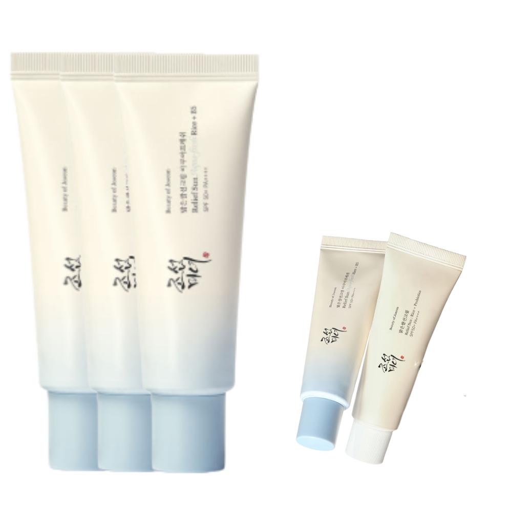 Набор солнцезащитного крема Beauty of Joseon Clear Rice Aqua Fresh (50 мл × 3 + Мини 10 мл × 2)
Набор солнцезащитного крема Beauty of Joseon Clear Rice Aqua Fresh (50 мл × 3 + Мини 10 мл × 2)