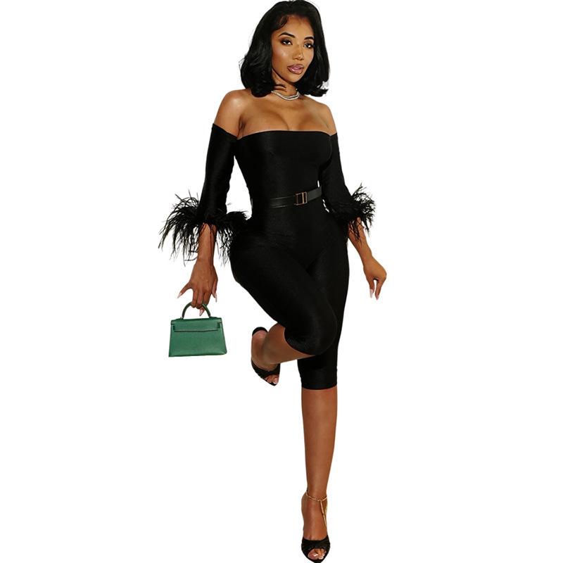 Sexy Strapless Backless Long Sleeve Fur Bodysuit for Women L
Sexy Strapless Backless Long Sleeve Fur Bodysuit for Women L