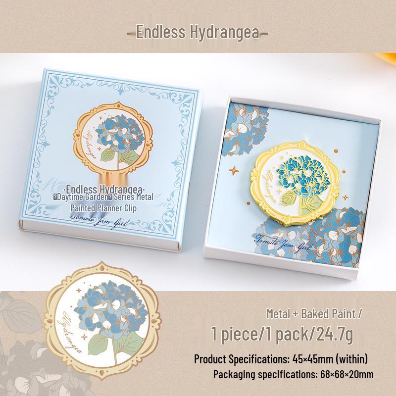 Ketchup Girl Garden Series Flower Theme Journal Clips - 4 Metal Baked Paint Types
Ketchup Girl Garden Series Flower Theme Journal Clips - 4 Metal Baked Paint Types