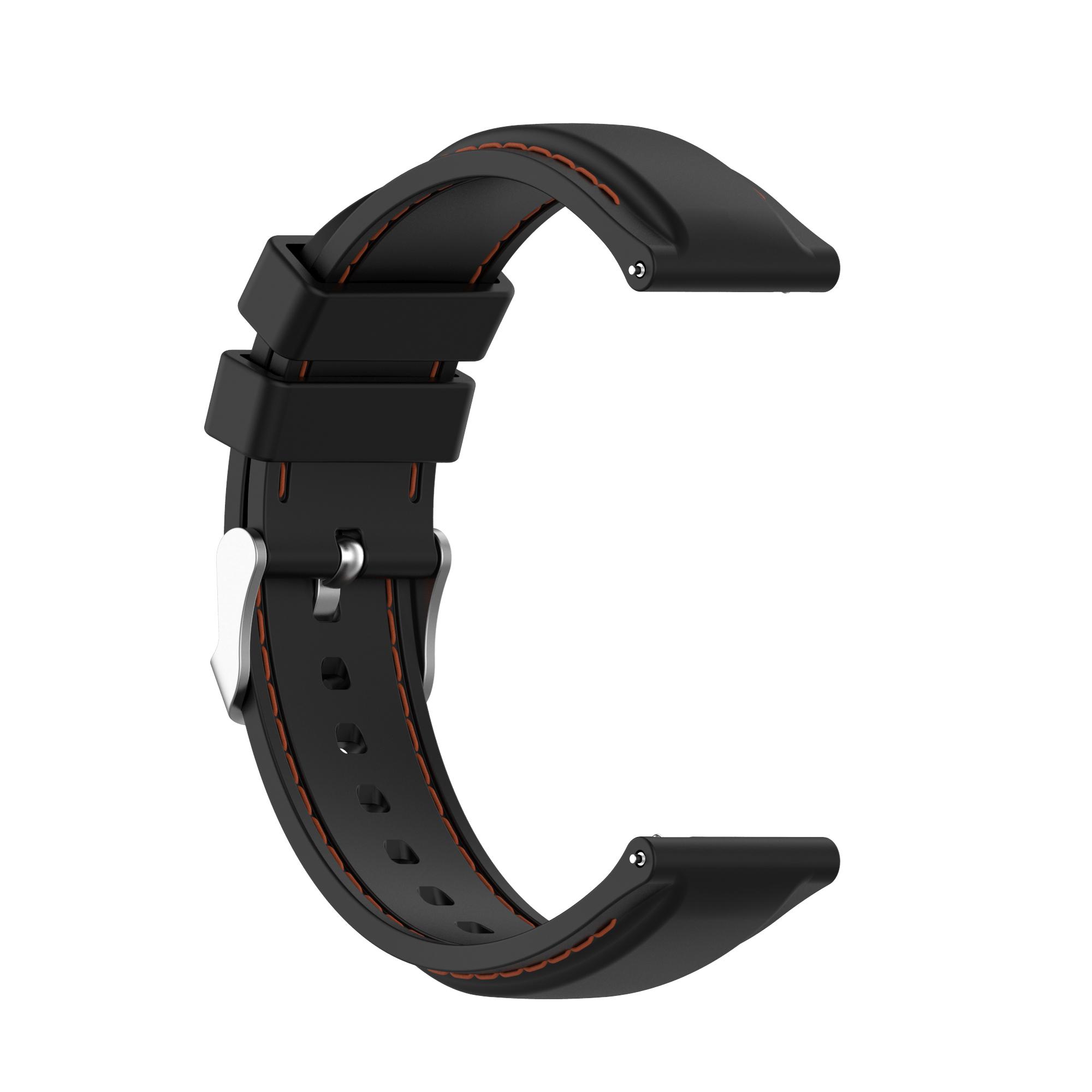 Sewing Line Design Silicone Adjustable Watch Band Strap Replacement for Samsung Galaxy Watch3 45mm/Gear S3 Classic/Frontier/Huawei Watch 3/Watch 3 Pro Brown
Sewing Line Design Silicone Adjustable Watch Band Strap Replacement for Samsung Galaxy Watch3 45mm/Gear S3 Classic/Frontier/Huawei Watch 3/Watch 3 Pro Brown