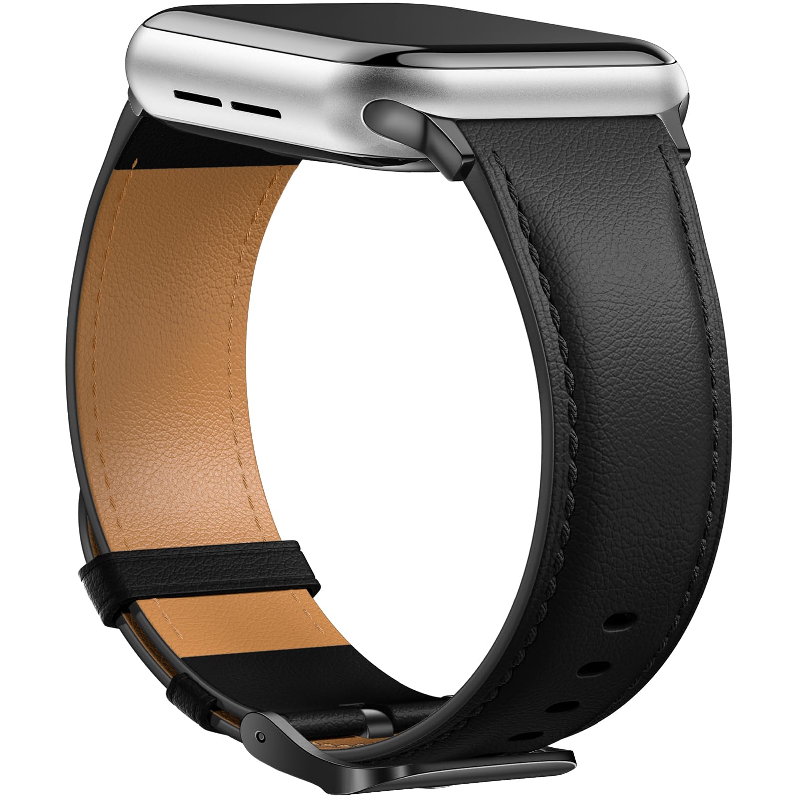 Leather Band For Apple Watch Series 10 Ultra 9 8 7 SE 6 5 4 3 2 1 46mm 49mm 45mm 44mm 42mm Pointed Tail Strap Electroplated Buckle Brown/Rose Gold
Leather Band For Apple Watch Series 10 Ultra 9 8 7 SE 6 5 4 3 2 1 46mm 49mm 45mm 44mm 42mm Pointed Tail Strap Electroplated Buckle Brown/Rose Gold