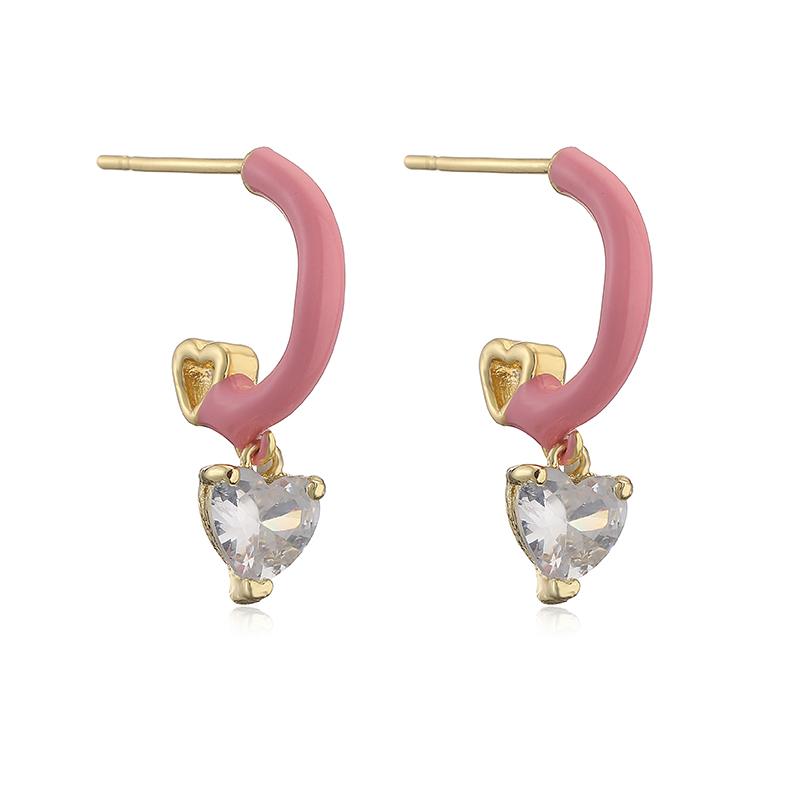HECHENG,Brass 18K Gold Plated Fashion Rose Women s Hoop Earrings Enamel Oil Drip Heart Drop Earrings Luxury Jewellery 1 Pair Other розовый
HECHENG,Brass 18K Gold Plated Fashion Rose Women s Hoop Earrings Enamel Oil Drip Heart Drop Earrings Luxury Jewellery 1 Pair Other розовый