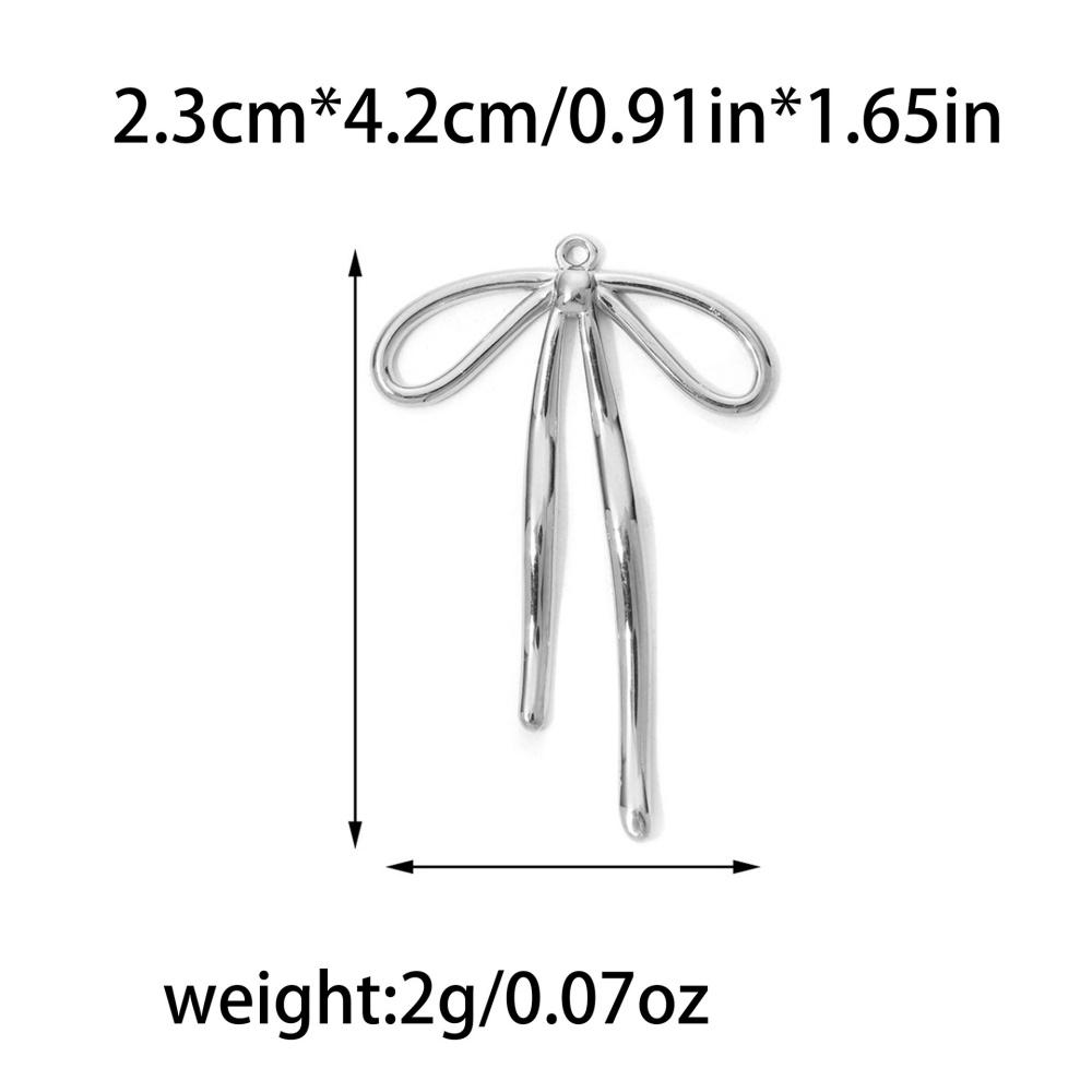 3pcs Large Bowknot Charms Stainless Steel Gold Color Pendant for Earrings Zircon Making Sweet Bow Accessories Wholesale
3pcs Large Bowknot Charms Stainless Steel Gold Color Pendant for Earrings Zircon Making Sweet Bow Accessories Wholesale