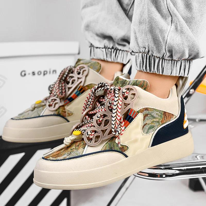 Fashion Heighten Sneakers for Men Large Size Flats Running Shoes Man Zapatillas Hombre Lace Up Men Vulcanize Shoes Winter 39
Fashion Heighten Sneakers for Men Large Size Flats Running Shoes Man Zapatillas Hombre Lace Up Men Vulcanize Shoes Winter 39