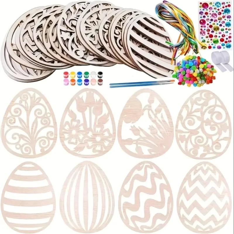 2026 1-3Sets DIY Wooden Easter Egg Craft Set 3D Hanging Decorations with Beads String and Stickers for Classroom Activities 1Set
2026 1-3Sets DIY Wooden Easter Egg Craft Set 3D Hanging Decorations with Beads String and Stickers for Classroom Activities 1Set