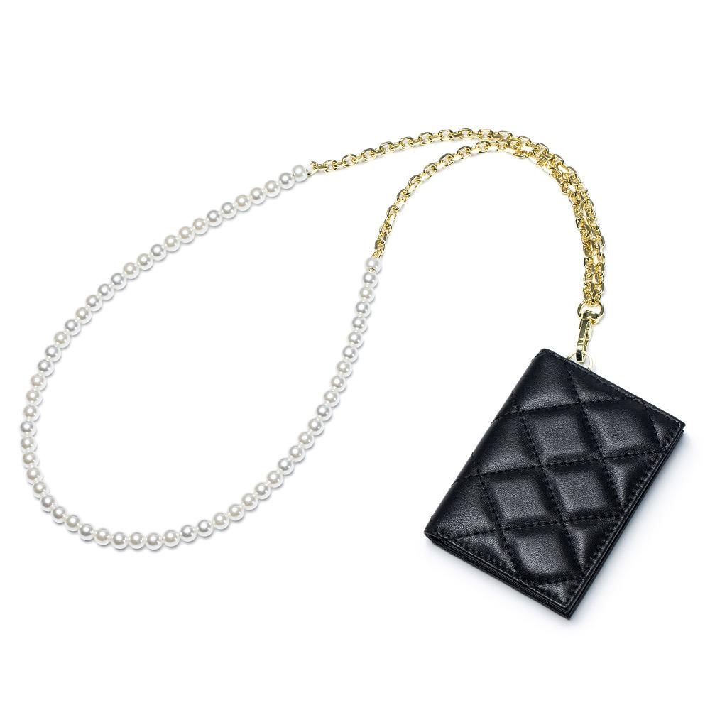 Portable light and thin neck work permit card cover, ID bag, sheepskin folding card bag, women s badge bag. чёрный
Portable light and thin neck work permit card cover, ID bag, sheepskin folding card bag, women s badge bag. чёрный