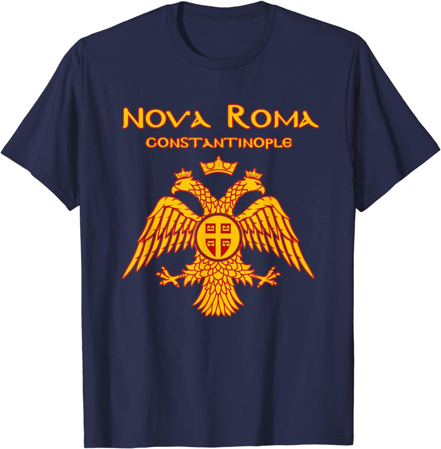 The Byzantines Eastern Roman Empire Eagle Rome Latin SPQR TShirt Summer Cotton ONeck Short Sleeve Mens T Shirt New S3XL 4XL
The Byzantines Eastern Roman Empire Eagle Rome Latin SPQR TShirt Summer Cotton ONeck Short Sleeve Mens T Shirt New S3XL 4XL