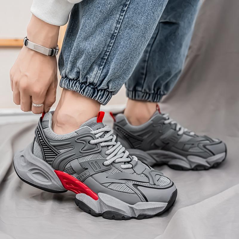 Autumn new men s thick-soled heightening dad shoes Korean version of trendy casual sports shoes breathable and versatile live men s shoes 44
Autumn new men s thick-soled heightening dad shoes Korean version of trendy casual sports shoes breathable and versatile live men s shoes 44