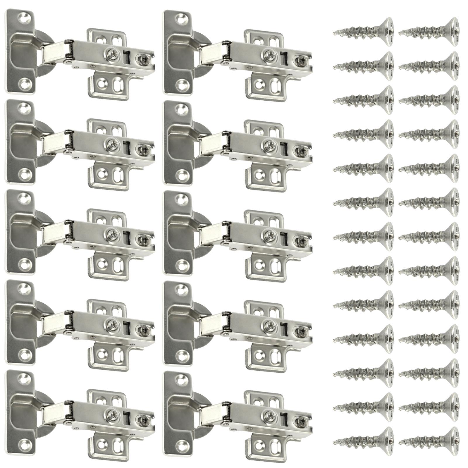 10/20PCS 90 Degree Steel Cabinet Hinges No-Drilling Buffer Hinge Kitchen Cabinet Cupboard Hinges DIY Furniture Hardware Tools
10/20PCS 90 Degree Steel Cabinet Hinges No-Drilling Buffer Hinge Kitchen Cabinet Cupboard Hinges DIY Furniture Hardware Tools