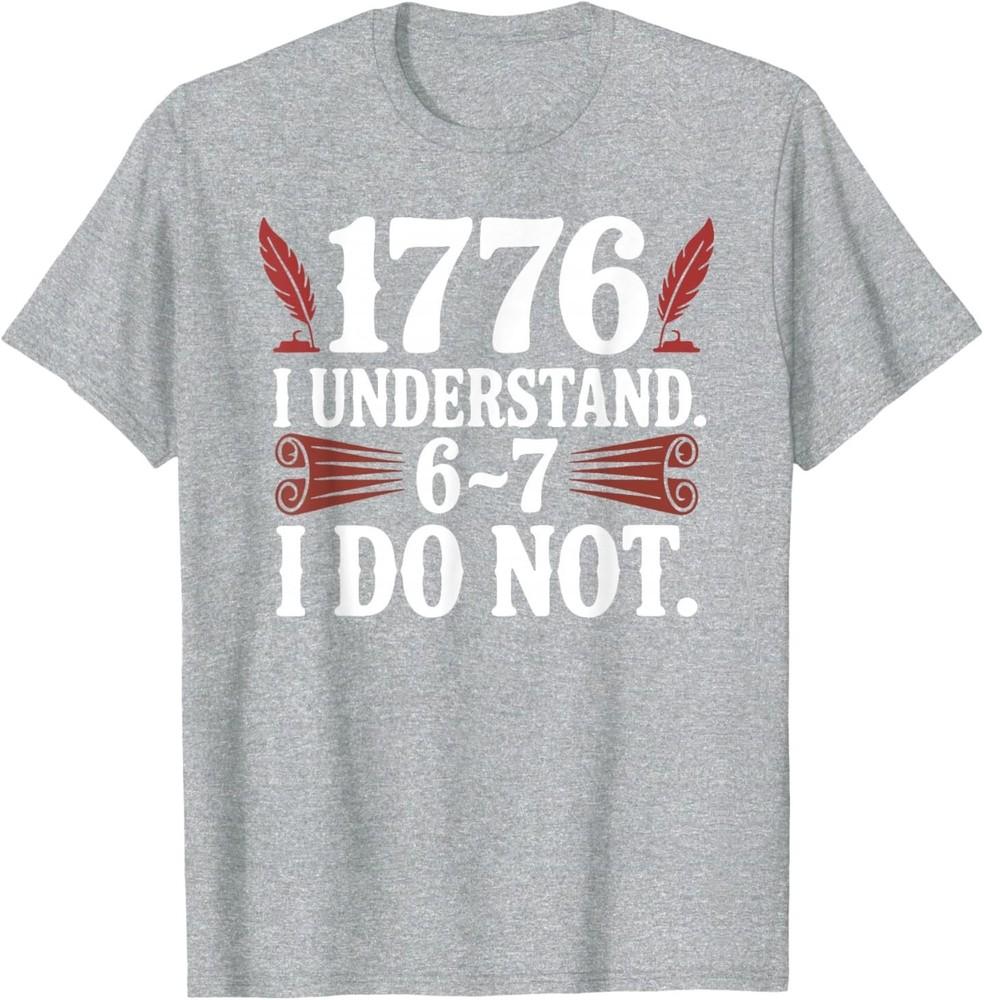 US History 67 Teacher 1776 250th Anniversary Six Seven T-Shirt XL
US History 67 Teacher 1776 250th Anniversary Six Seven T-Shirt XL