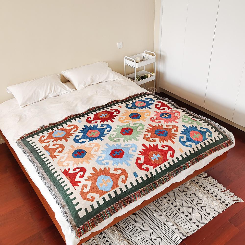 Плед в стиле бохо с геометрическим узором для домашнего декора и активного отдыха. Покрывала и пледы для кровати, покрывало для дивана. 90x180cm
Плед в стиле бохо с геометрическим узором для домашнего декора и активного отдыха. Покрывала и пледы для кровати, покрывало для дивана. 90x180cm