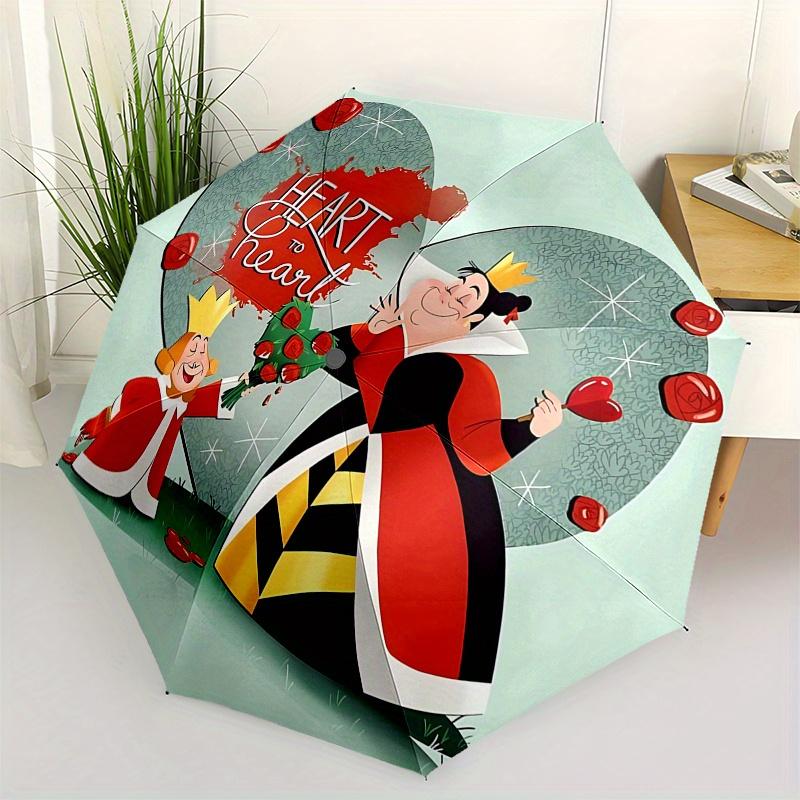 Disney Queen, Heart Automatic Open/Close Umbrella - Cute Umbrella with Cute Design, Portable 3-Fold Compact Umbrella for Men & Women, Valent
Disney Queen, Heart Automatic Open/Close Umbrella - Cute Umbrella with Cute Design, Portable 3-Fold Compact Umbrella for Men & Women, Valent