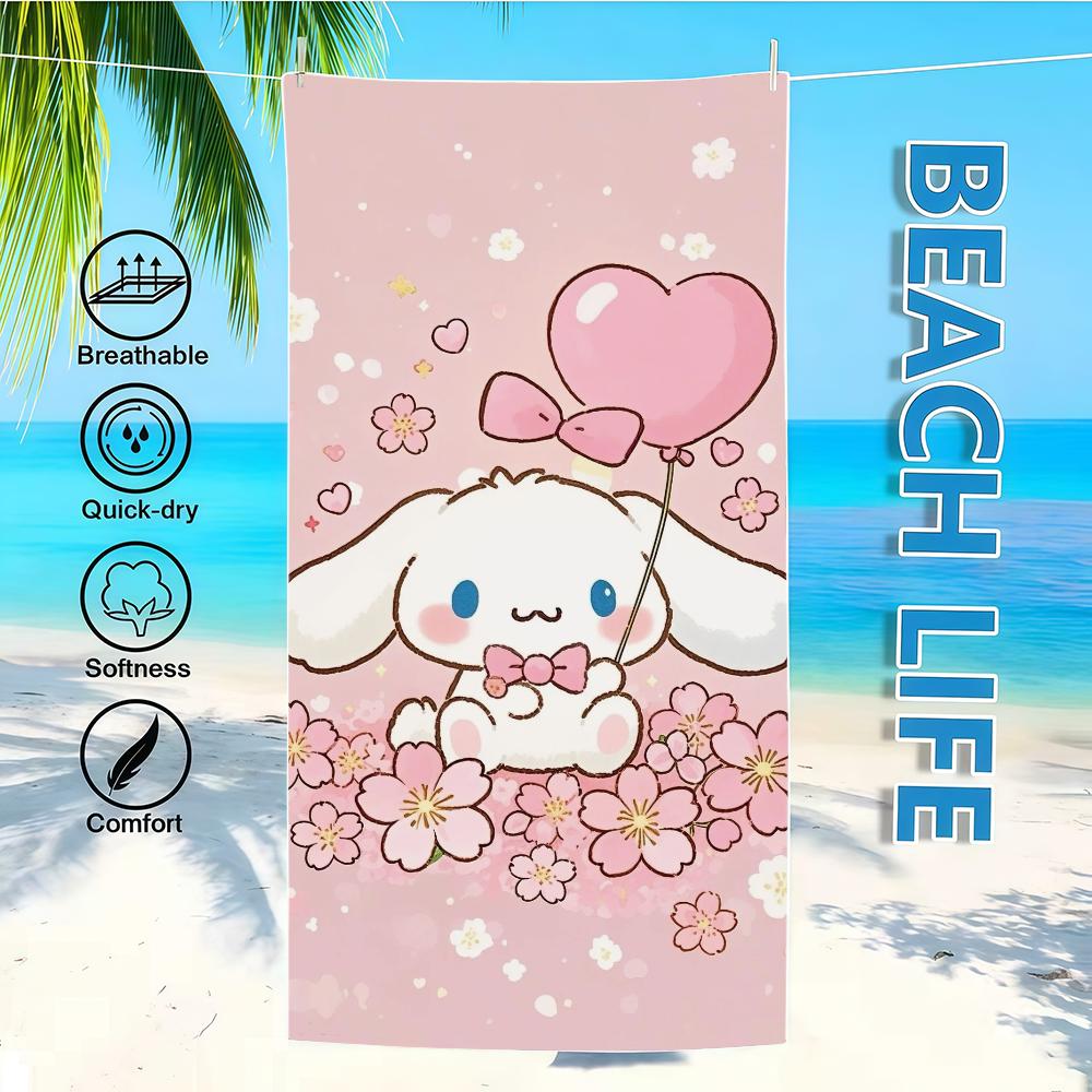 Towel SRO Textile Bathrobe Heart Beach Cinnamoroll Quick-Drying Flower Lightweight Portable Camping Swim Pool Travel W30*H60(CM)
Towel SRO Textile Bathrobe Heart Beach Cinnamoroll Quick-Drying Flower Lightweight Portable Camping Swim Pool Travel W30*H60(CM)