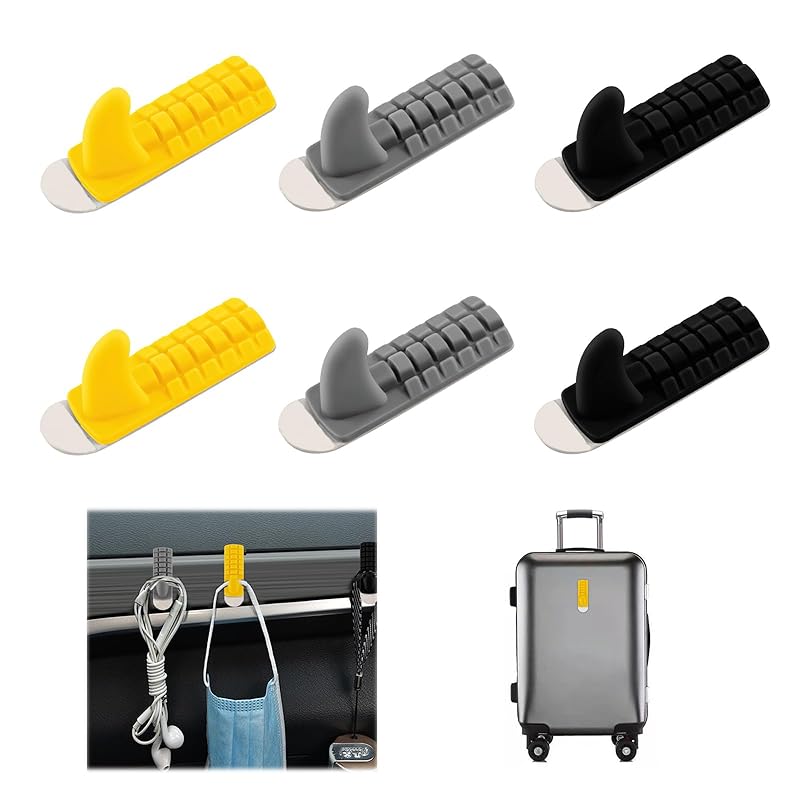 Pokumil Convenient travel goods set of 6 easy hang carry Load capacity 0.9kg adhesive Easy installation soft and safe hook powerful carry case (three
Pokumil Convenient travel goods set of 6 easy hang carry Load capacity 0.9kg adhesive Easy installation soft and safe hook powerful carry case (three