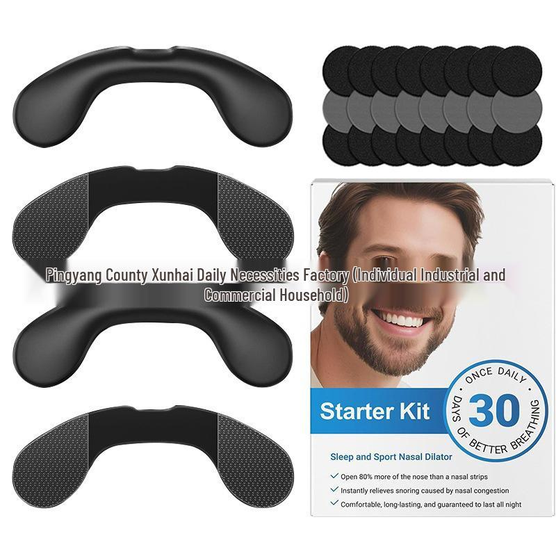Velcro Magic Nose Clip: Anti-Snoring Breathing Enhancer Color Box - 30 Pair Patches чёрный
Velcro Magic Nose Clip: Anti-Snoring Breathing Enhancer Color Box - 30 Pair Patches чёрный