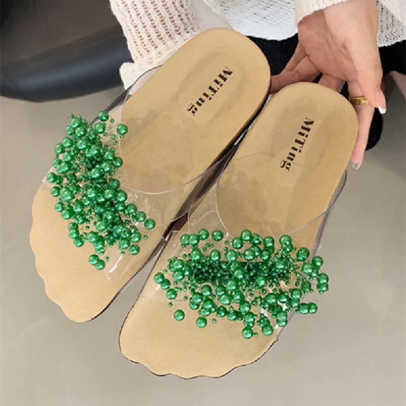 Мода Мода Декорация из бисера на шнурке Верхняя одежда Шлепанцы Женские Прозрачные ПВХ Плоские шлепанцы Удобные Нескользящие Повседневные Пляжные сандалии 39 зелёный
Мода Мода Декорация из бисера на шнурке Верхняя одежда Шлепанцы Женские Прозрачные ПВХ Плоские шлепанцы Удобные Нескользящие Повседневные Пляжные сандалии 39 зелёный