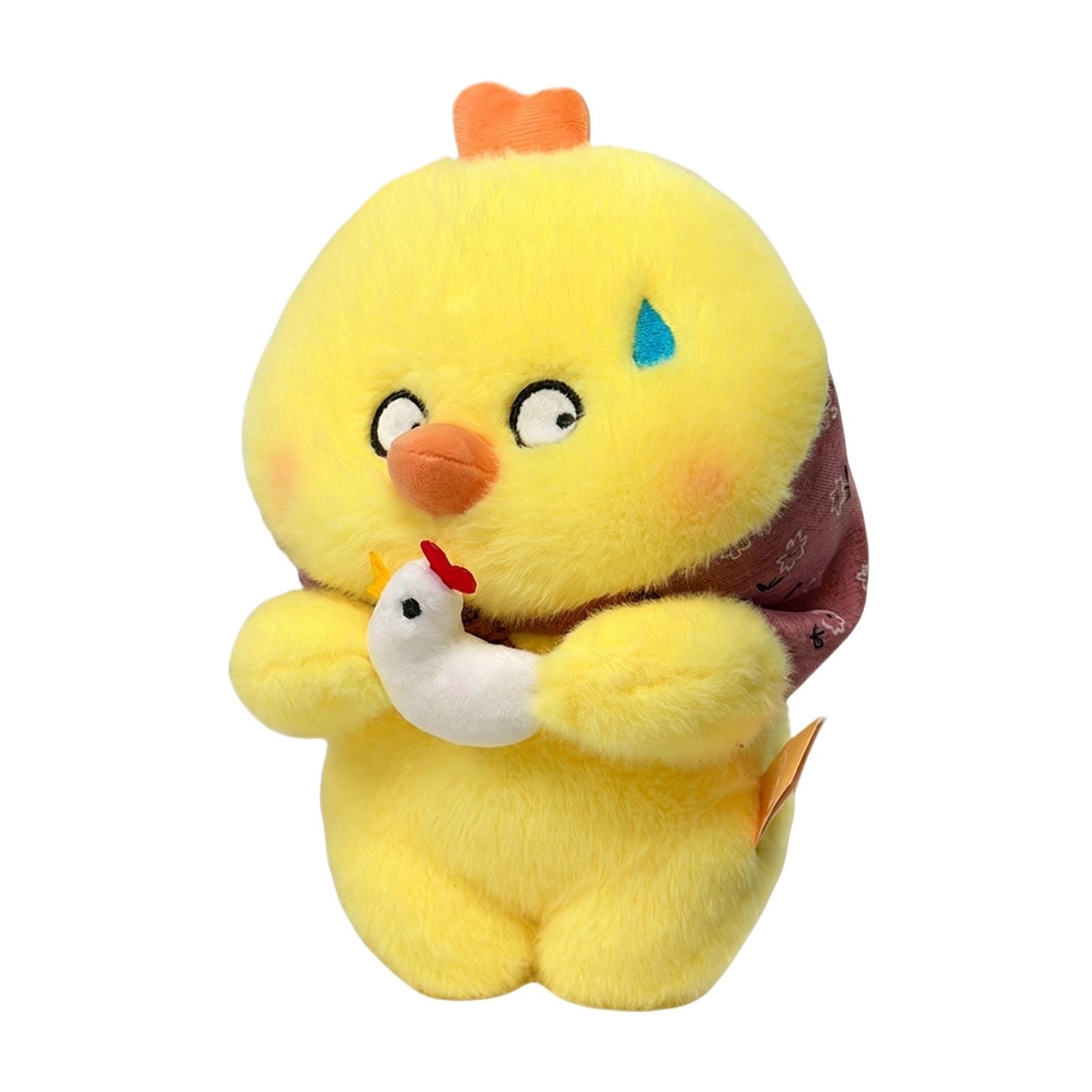 Plush Stuffed Animal Soft Toy Cartoon Character Chick Holding Small Bird Stuffed Doll Kid Friendly Collectible Plushie Gift One Size
Plush Stuffed Animal Soft Toy Cartoon Character Chick Holding Small Bird Stuffed Doll Kid Friendly Collectible Plushie Gift One Size