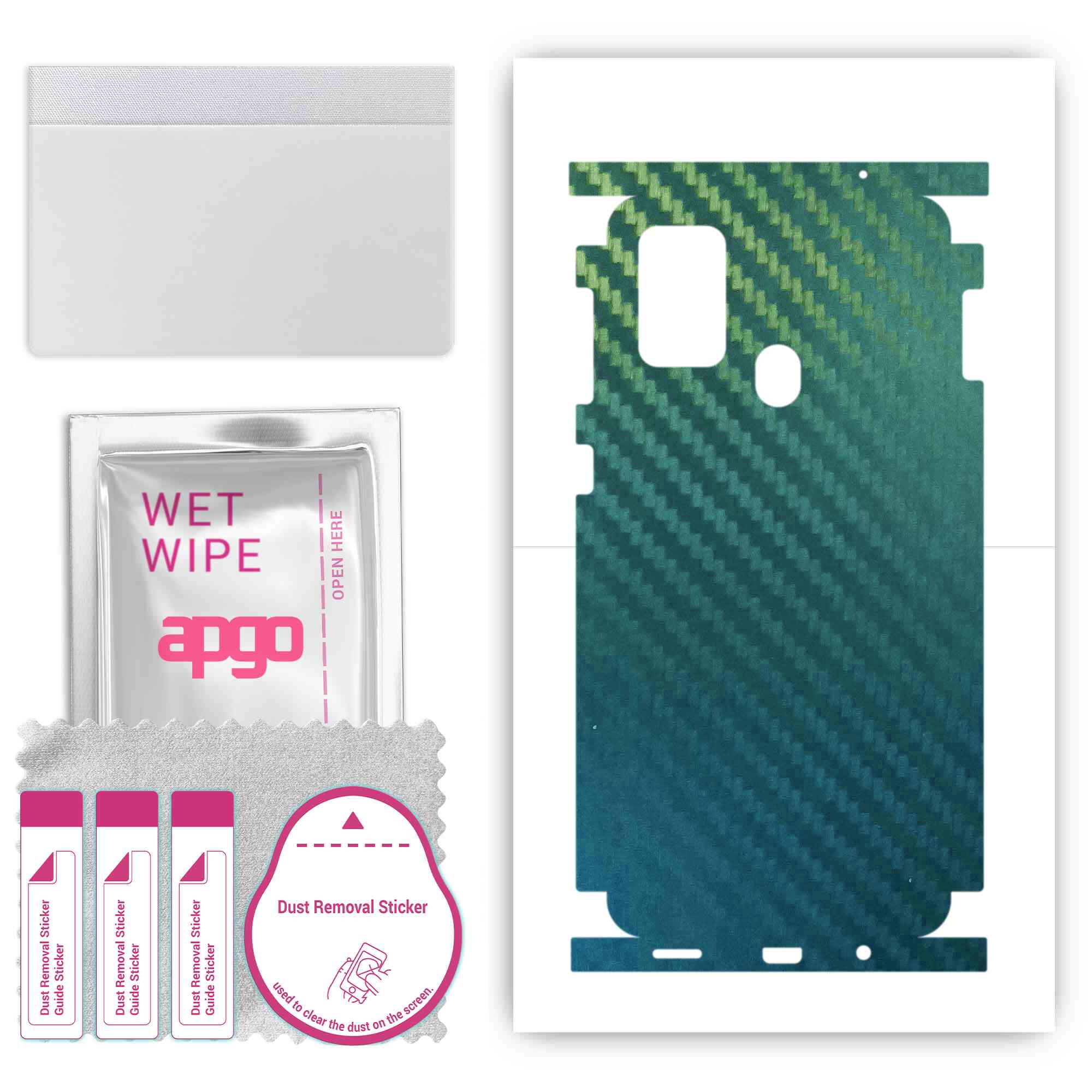 Apgo Protective Skin Sticker for the back+sides compatible with Samsung Galaxy M21s, Full Wrap Film, Foil, Vinyl - Pattern Carbon Chameleon CAKA1
Apgo Protective Skin Sticker for the back+sides compatible with Samsung Galaxy M21s, Full Wrap Film, Foil, Vinyl - Pattern Carbon Chameleon CAKA1