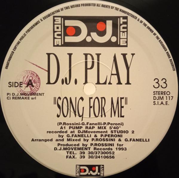 12inch Record DJ PLAY - Song For Me DJM117 DJ Movement 1993 Italy Dance & Electronica Used
12inch Record DJ PLAY - Song For Me DJM117 DJ Movement 1993 Italy Dance & Electronica Used
