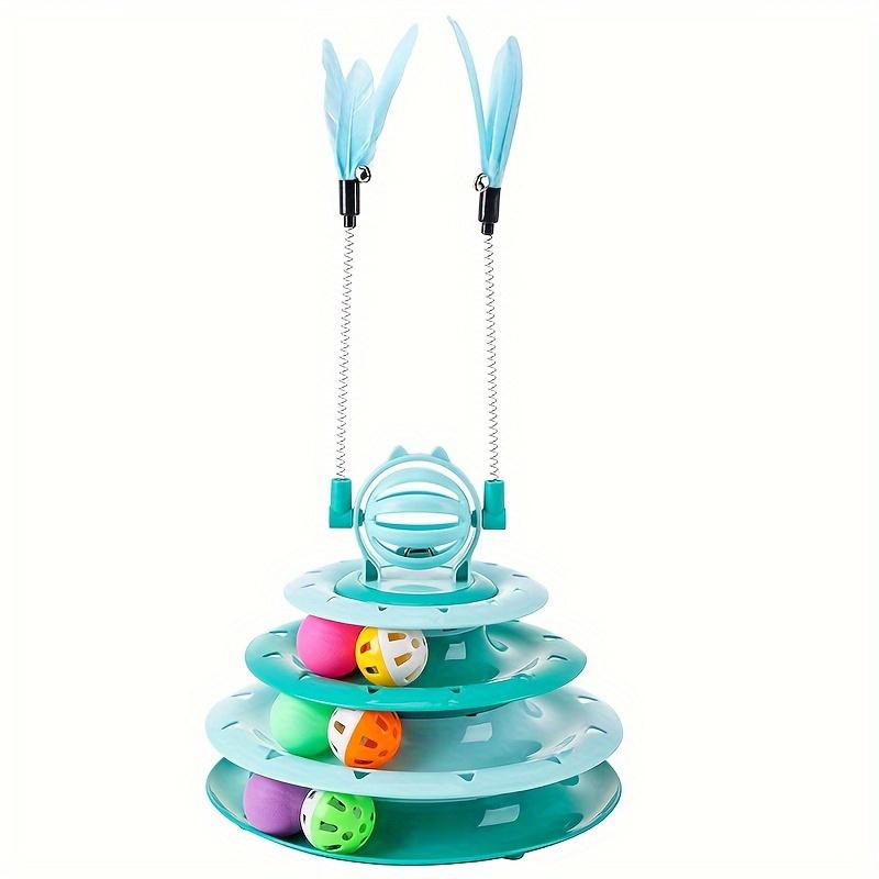 Cat Toy Four-Layer Cat Turntable Cat Amusement Stick Self-Entertainment Cat Amusement Relief Artifact Pet Supplies зелений
Cat Toy Four-Layer Cat Turntable Cat Amusement Stick Self-Entertainment Cat Amusement Relief Artifact Pet Supplies зелений