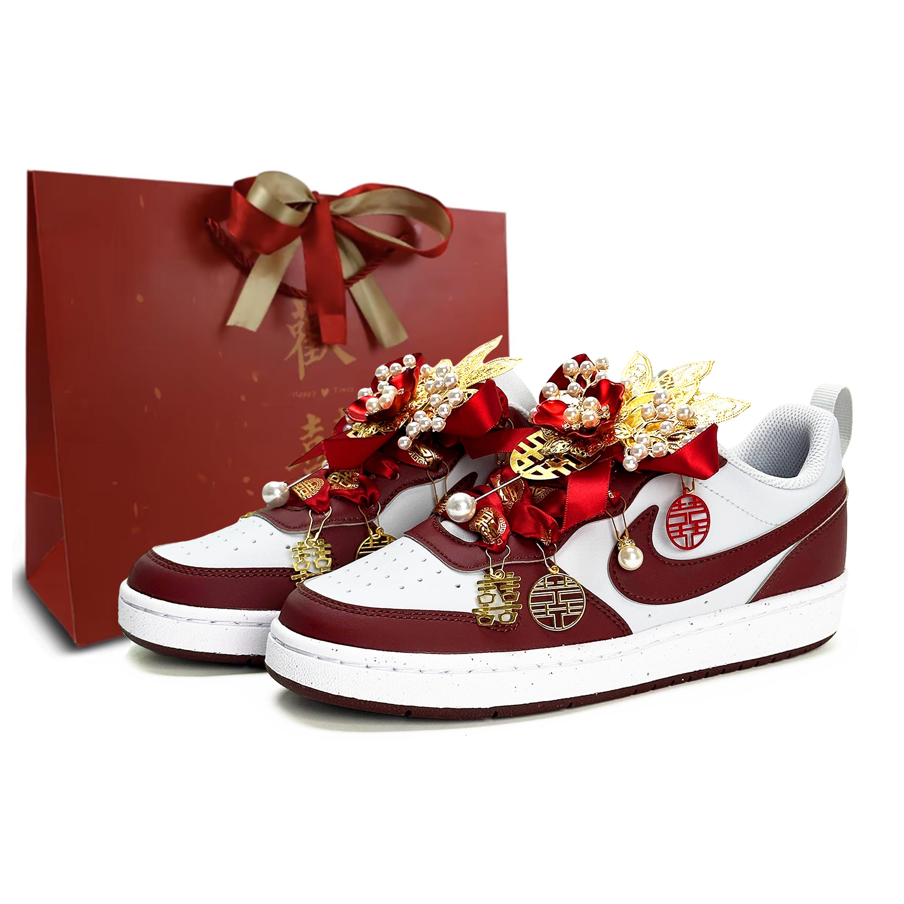 Nike Court Borough GS Wedding Shoes, Chinese Style Abrasion Resistant Low top Skateboard Shoes Women s Red White DV5456-006(Team20-S-BOX) 36.5
Nike Court Borough GS Wedding Shoes, Chinese Style Abrasion Resistant Low top Skateboard Shoes Women s Red White DV5456-006(Team20-S-BOX) 36.5