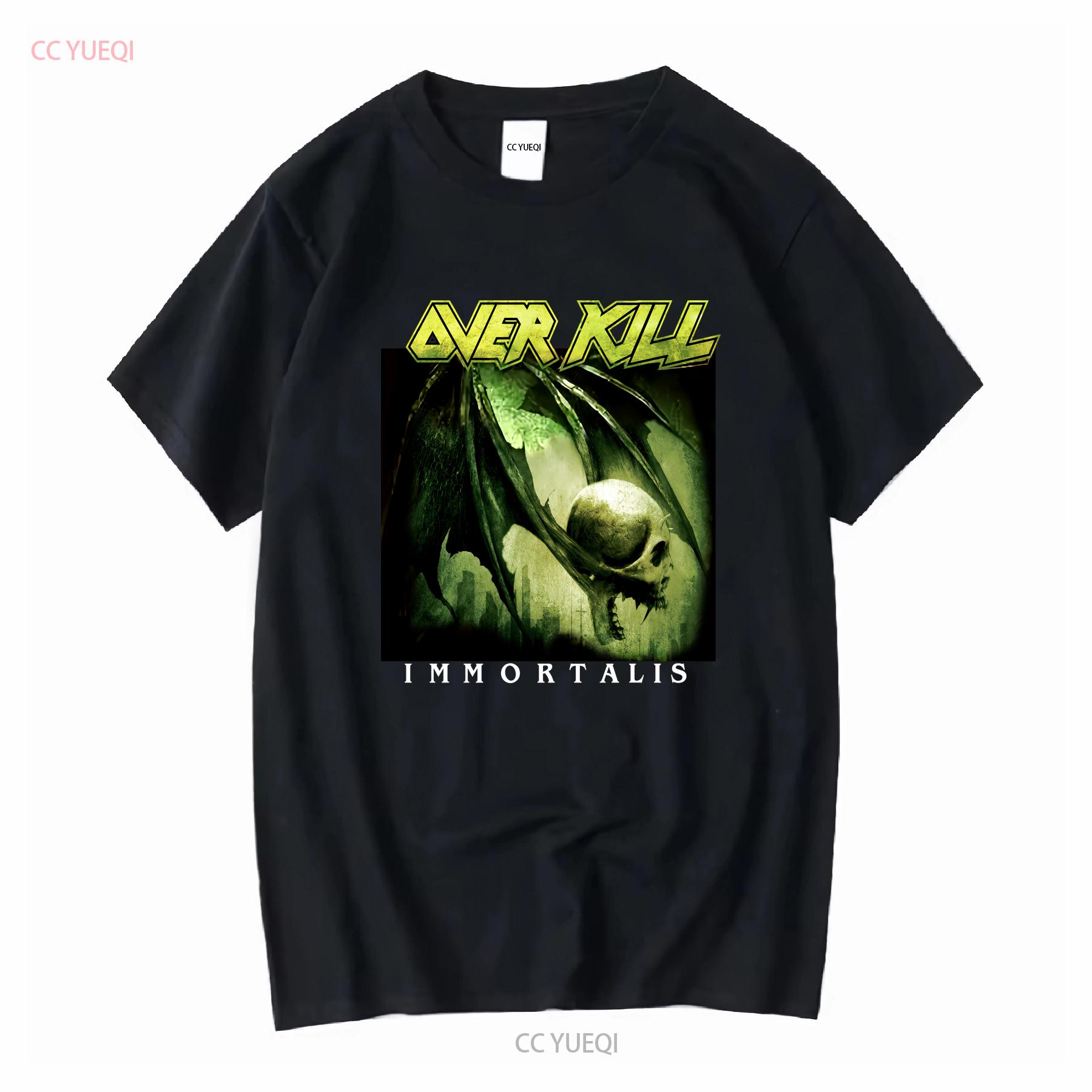 Overkill Immortalis T Shirt Black S 234XL vintage Washed graphic fashion homme Soft Unisex streetwear Stretched Stylish 4XL
Overkill Immortalis T Shirt Black S 234XL vintage Washed graphic fashion homme Soft Unisex streetwear Stretched Stylish 4XL