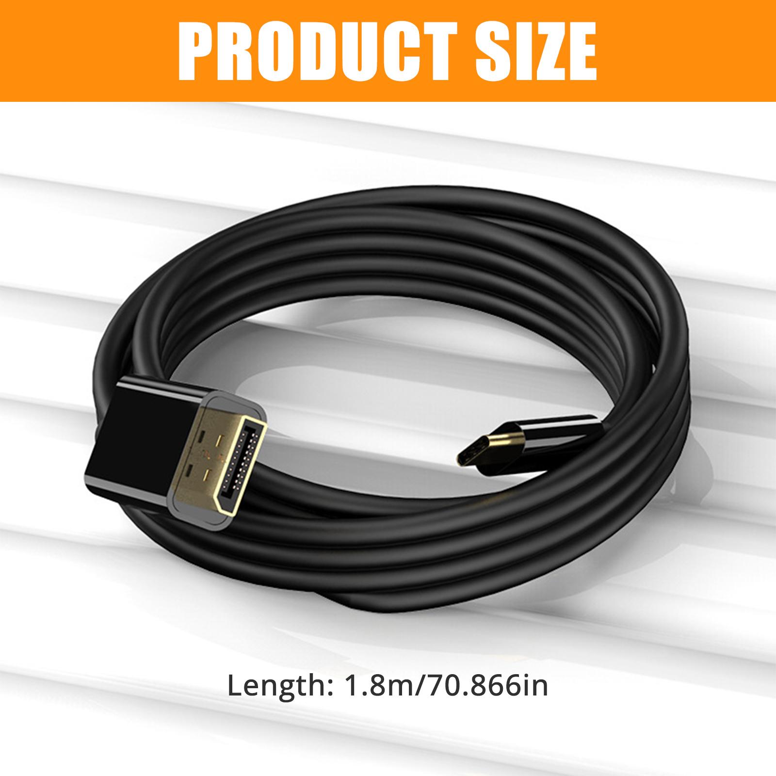 Durability USB C to DPs Cable 4K60Hz USB C to DPs Cable for Work or Entertainment Highly Speed Data Transmission 1
Durability USB C to DPs Cable 4K60Hz USB C to DPs Cable for Work or Entertainment Highly Speed Data Transmission 1