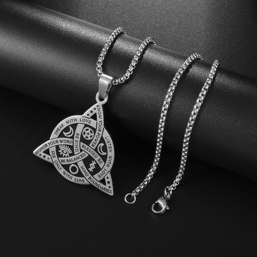 Viking Triangle Stainless Steel Necklace for Men Retro Norse Jewelry Durable Unisex Pendant
Viking Triangle Stainless Steel Necklace for Men Retro Norse Jewelry Durable Unisex Pendant