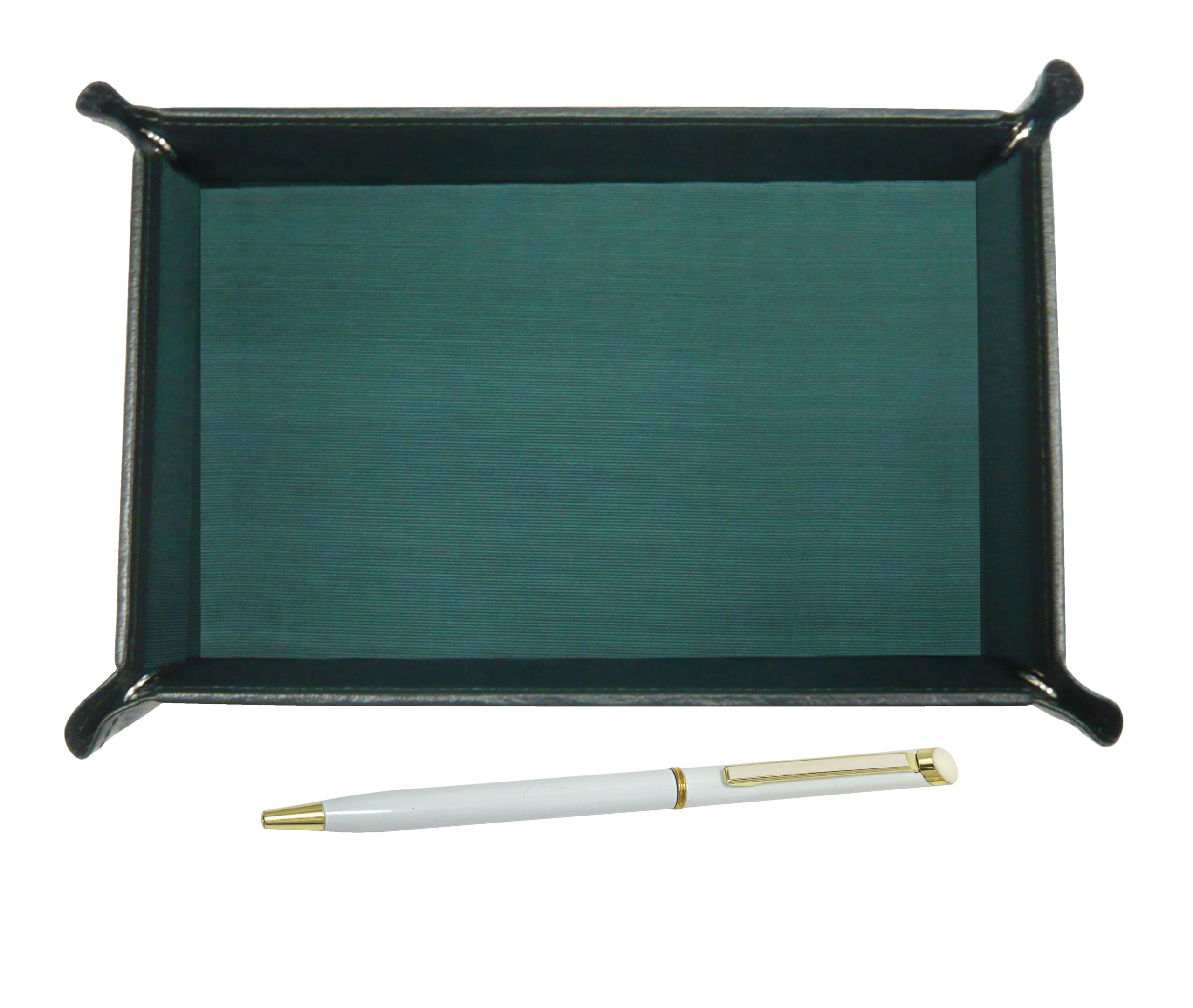 Japanese Moss Green Cowhide Pen Tray Epoxy Rotating Ballpoint Pen Set White TRAMG-WD002-W
Japanese Moss Green Cowhide Pen Tray Epoxy Rotating Ballpoint Pen Set White TRAMG-WD002-W