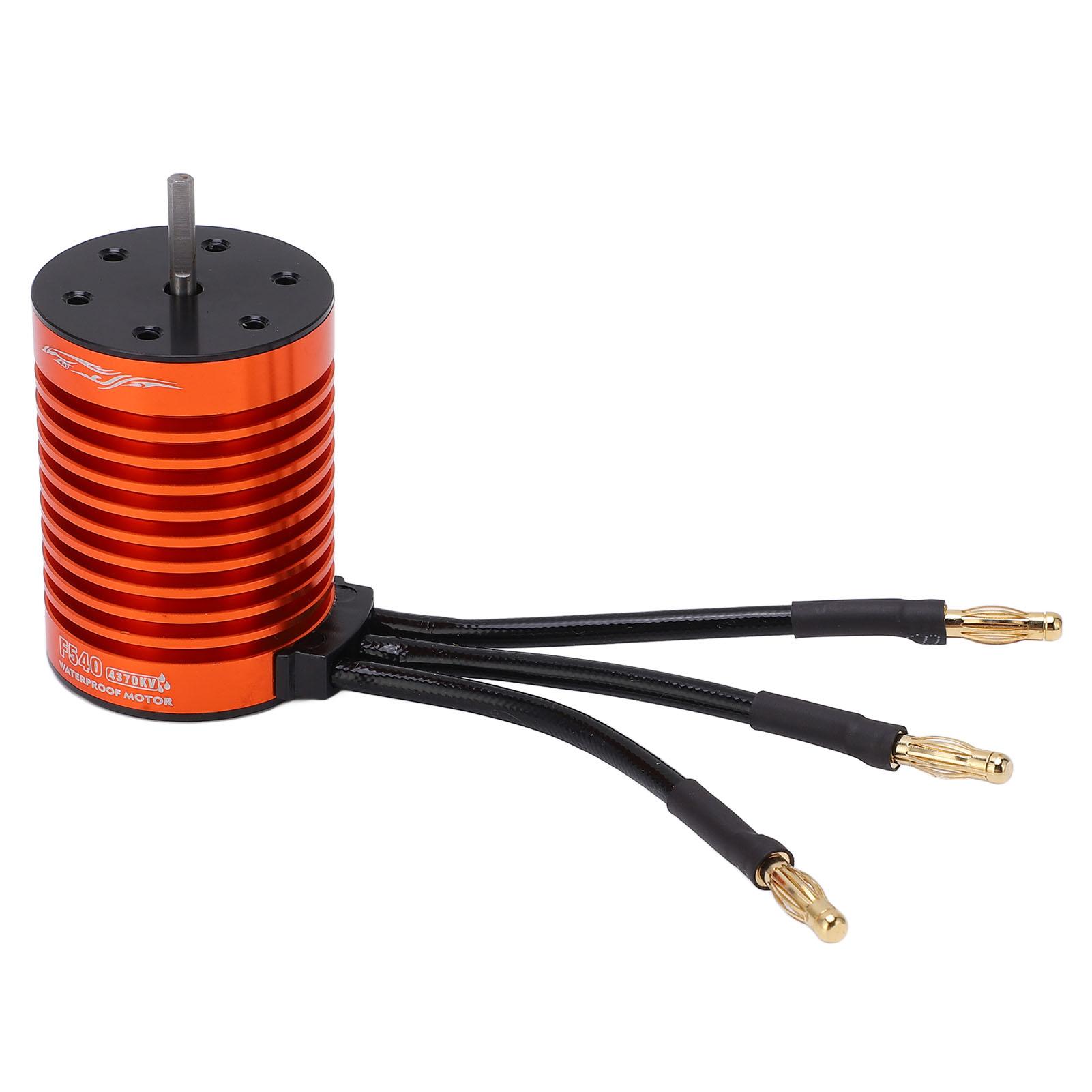 RC Brushless Motor F540 4370KV Waterproof Inner Rotation 4 Pole 12 Slot Sensorless Brushless Motor for 1/10 Brushless Car
RC Brushless Motor F540 4370KV Waterproof Inner Rotation 4 Pole 12 Slot Sensorless Brushless Motor for 1/10 Brushless Car