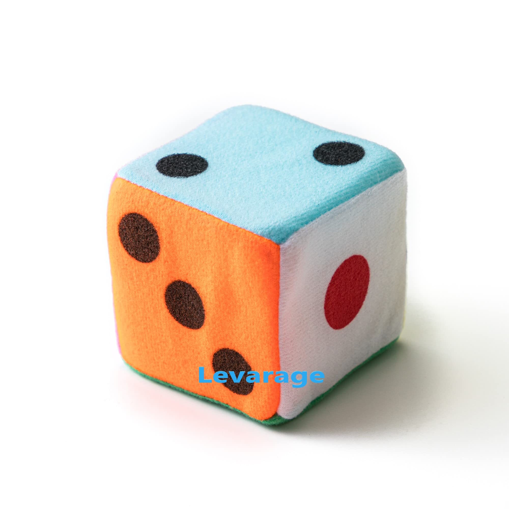 Levarage 0032 Sponge Dice Dice Ringing Dice Large Colorful Dice Levarage Trademark Registered Product with Company Name Logo Sugoroku Palm-sized
Levarage 0032 Sponge Dice Dice Ringing Dice Large Colorful Dice Levarage Trademark Registered Product with Company Name Logo Sugoroku Palm-sized