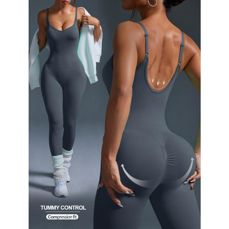 Summer Autumn Gym Jumpsuit Women s Fitness Suit Elasticity Sling Sports Overalls for Woman Tracksuit Yoga Clothing Long Pant Workout Sportswear L
Summer Autumn Gym Jumpsuit Women s Fitness Suit Elasticity Sling Sports Overalls for Woman Tracksuit Yoga Clothing Long Pant Workout Sportswear L