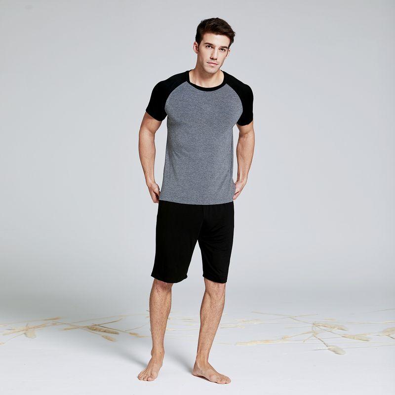 Modal Summer Ice Silk Shorts Homewear Men s Pajamas Dark gray raglan sleeves 4XL 82.50 kg-90.00 kg
Modal Summer Ice Silk Shorts Homewear Men s Pajamas Dark gray raglan sleeves 4XL 82.50 kg-90.00 kg