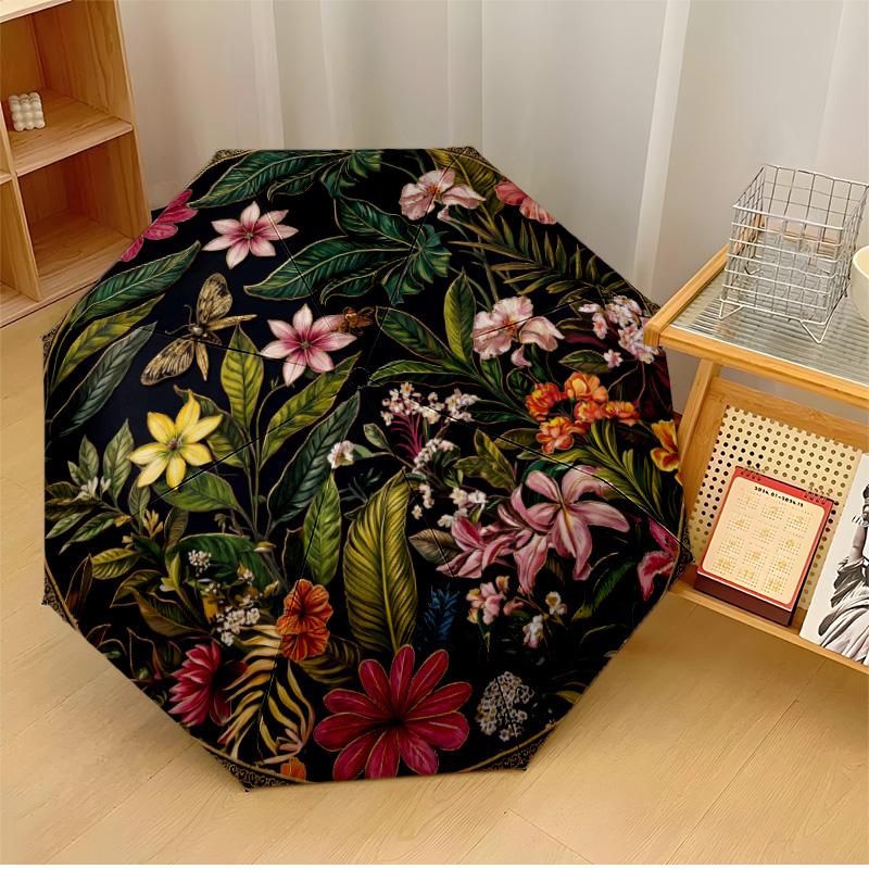 Floral Garden Design 5 Theme Automatic Umbrella Compact 8-Rib Design Sturdy Construction Durable Umbrella Stylish Accessory
Floral Garden Design 5 Theme Automatic Umbrella Compact 8-Rib Design Sturdy Construction Durable Umbrella Stylish Accessory