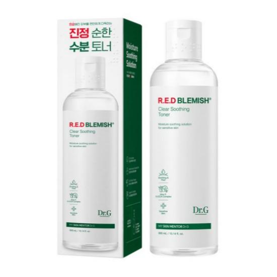 Dr.G Red Blemish Clear Soothing Toner Hydrating & Calming Care 300ml
Dr.G Red Blemish Clear Soothing Toner Hydrating & Calming Care 300ml