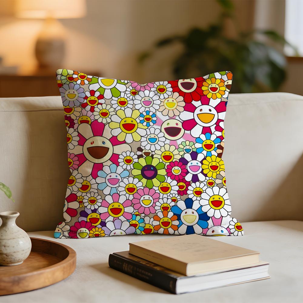Smiling Flower Artwork Takashi Murakami Cushion Cover Short plush pillowcase for bed sofa carwashable 30x30cm
Smiling Flower Artwork Takashi Murakami Cushion Cover Short plush pillowcase for bed sofa carwashable 30x30cm