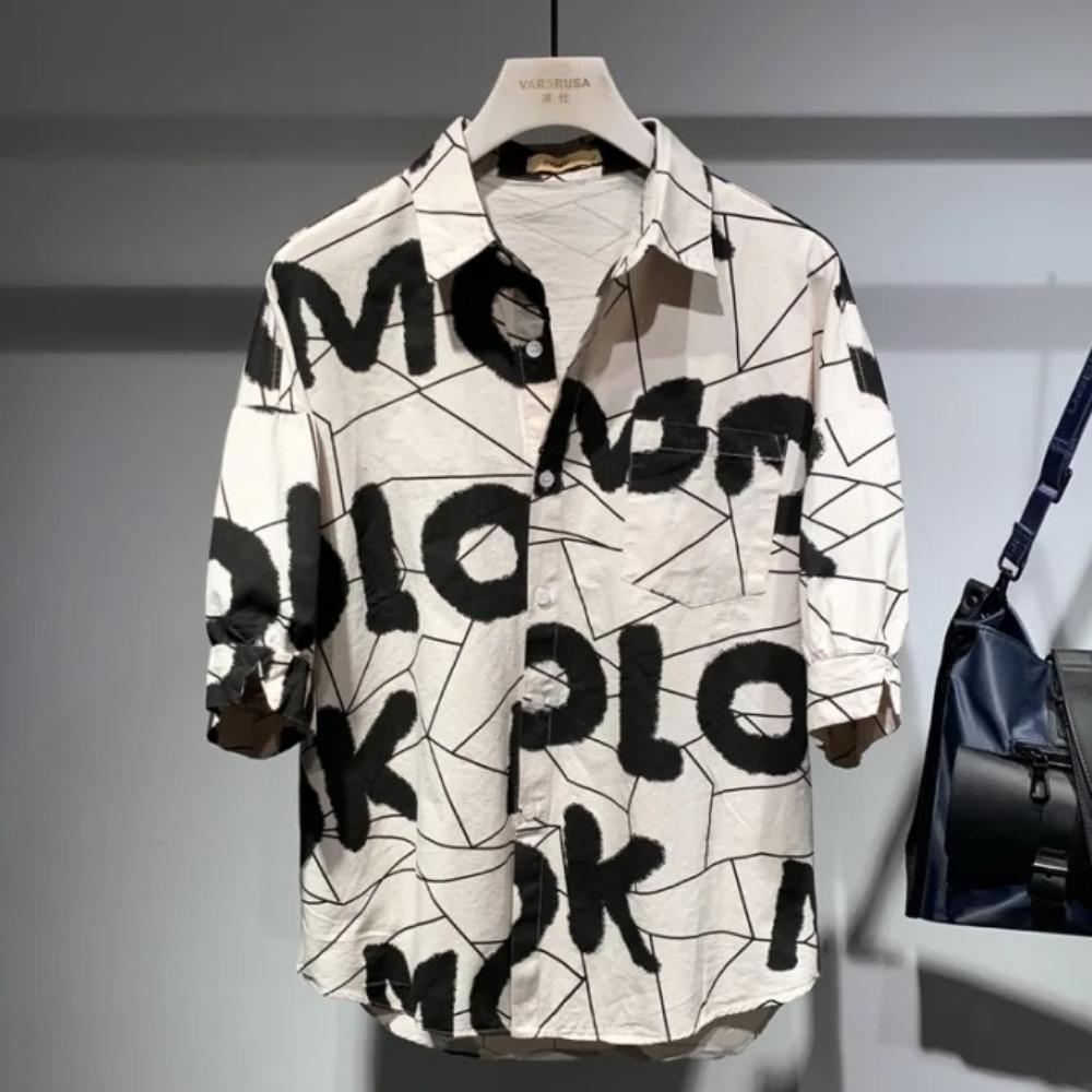 New Printed Five-point Sleeve Shirt Men Summer Trendy Fashionable Relaxed and Casual Personalized Cardigan S
New Printed Five-point Sleeve Shirt Men Summer Trendy Fashionable Relaxed and Casual Personalized Cardigan S