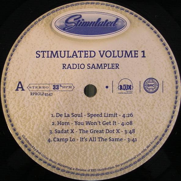 12inch Record VARIOUS - Stimulated Vol. 1 - Radio Sampler RPROLP4547 Stimulated Reco 2001 US Rap & Hip-Hop/R&B Used
12inch Record VARIOUS - Stimulated Vol. 1 - Radio Sampler RPROLP4547 Stimulated Reco 2001 US Rap & Hip-Hop/R&B Used