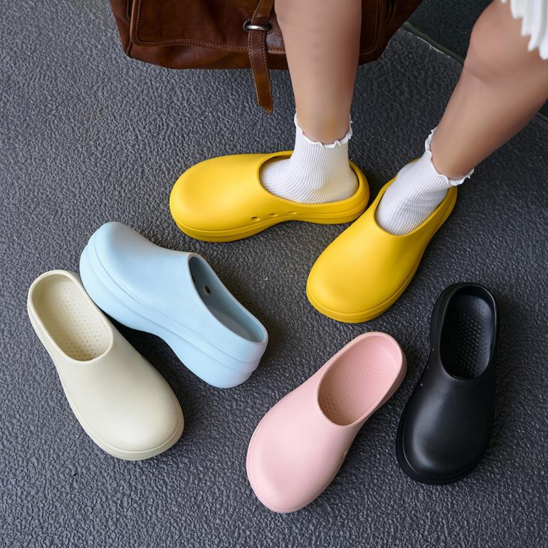Macaron chef shoes women s summer trend versatile outer wear non-slip waterproof one pedal heightening bag head slippers difficult 40-41 (suitable for 39-40 wear) синій
Macaron chef shoes women s summer trend versatile outer wear non-slip waterproof one pedal heightening bag head slippers difficult 40-41 (suitable for 39-40 wear) синій