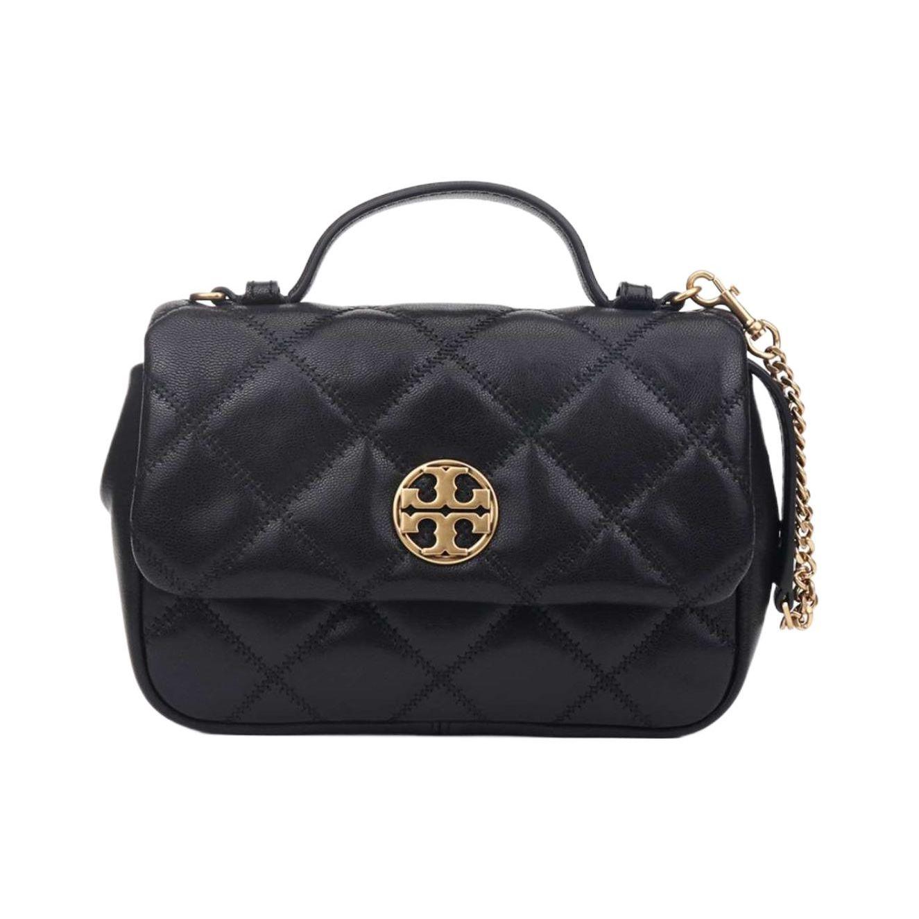 Tory Burch TB-Willa Solid Color Quilted Flap Chain Magnetic Closure Leather Square Shoulder Crossbody Handbag Women handbag Black 153399-001 Shopping Bag Set(Basic Set+Shopping Bag)
Tory Burch TB-Willa Solid Color Quilted Flap Chain Magnetic Closure Leather Square Shoulder Crossbody Handbag Women handbag Black 153399-001 Shopping Bag Set(Basic Set+Shopping Bag)