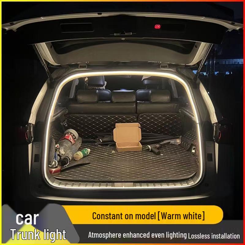 Silicone LED Car Trunk Ambient Light Strip for Front and Rear 2m Constant Trunk Light with Pin
Silicone LED Car Trunk Ambient Light Strip for Front and Rear 2m Constant Trunk Light with Pin